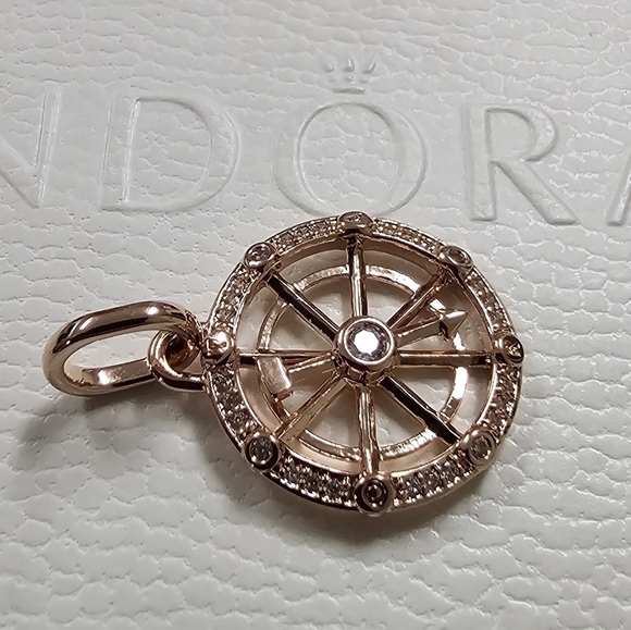 Pandora ME Wheel of Fortune Medallion Charm - Picture 3 of 7